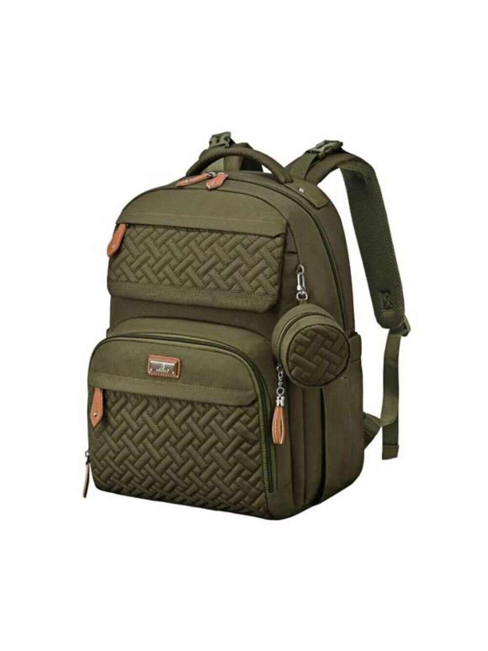 BabbleRoo Diaper Bag Backpack Waterproof Travel Baby Bag with Changing Pad